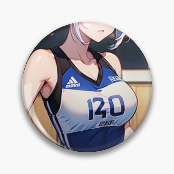 Artikelvorschau, Basketball silbernes Haar Anime Girl entworfen und verkauft von kenvel.