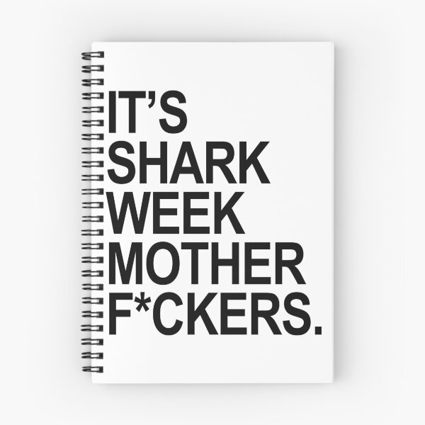 Item preview, It's shark week mother f*ckers (censored) black for 2024 designed and sold by Thelittlelord.
