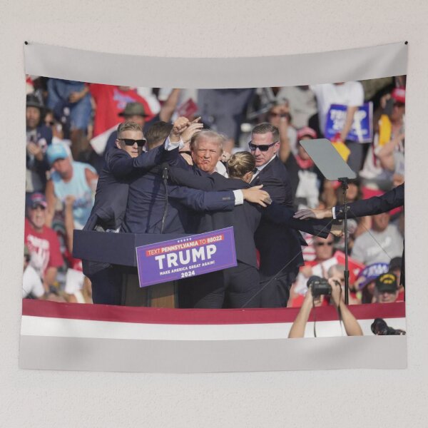 Item preview, Trump Butler PA Rally Shot designed and sold by crystalgreeen.