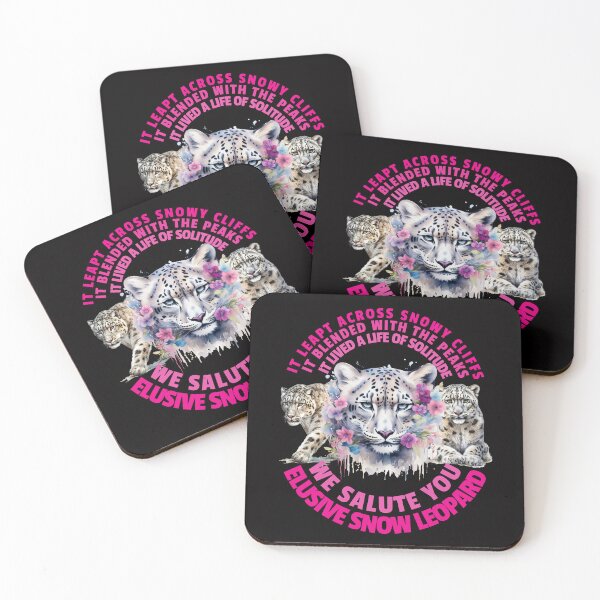 Item preview, Endangered Snow Leopard Conservation Design designed and sold by CoolCrazyQuirky.