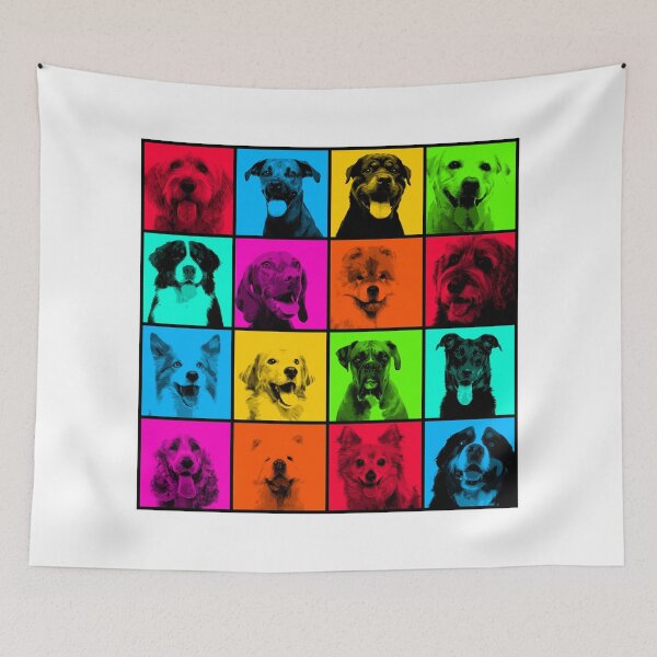Item preview, Andy Warhol Dog designed and sold by Buzzworthy Threads.
