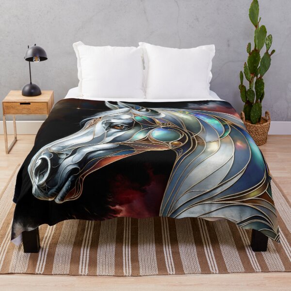 Item preview, Moonlight Silver Horse designed and sold by Kestrelle.