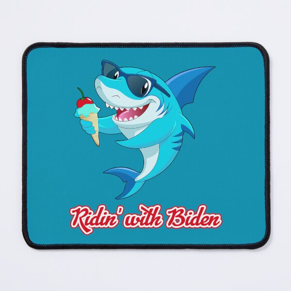 Item preview, Dark Brandon Shark (eating ice cream) - Ridin with Biden designed and sold by Thelittlelord.