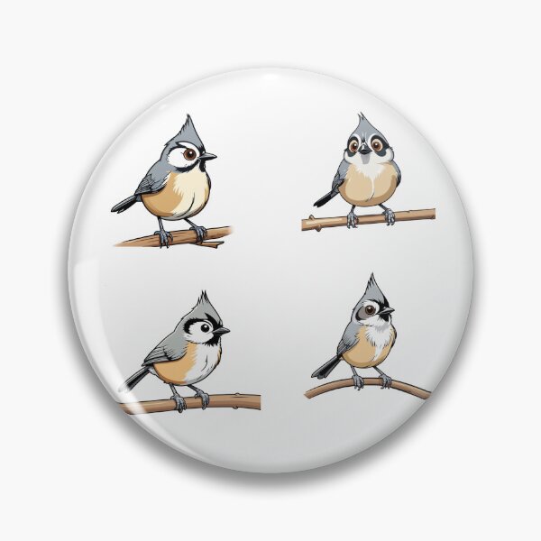 Item preview, Bridled Titmouse Birds designed and sold by TheAnimalZ00.