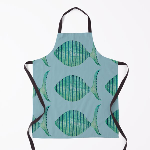 Item preview, Blue Green Striped Fish designed and sold by KakiDimock.