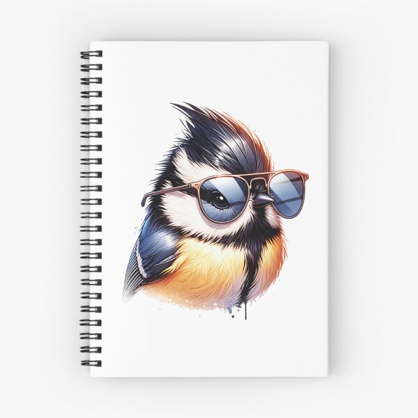 Item preview, Bridled Titmouse Wearing Sunglasses designed and sold by TheAnimalZ00.