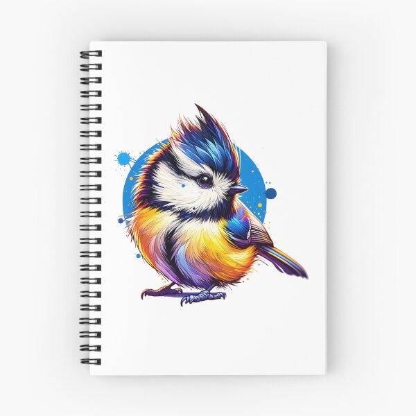 Item preview, Watercolor Bridled Titmouse designed and sold by TheAnimalZ00.