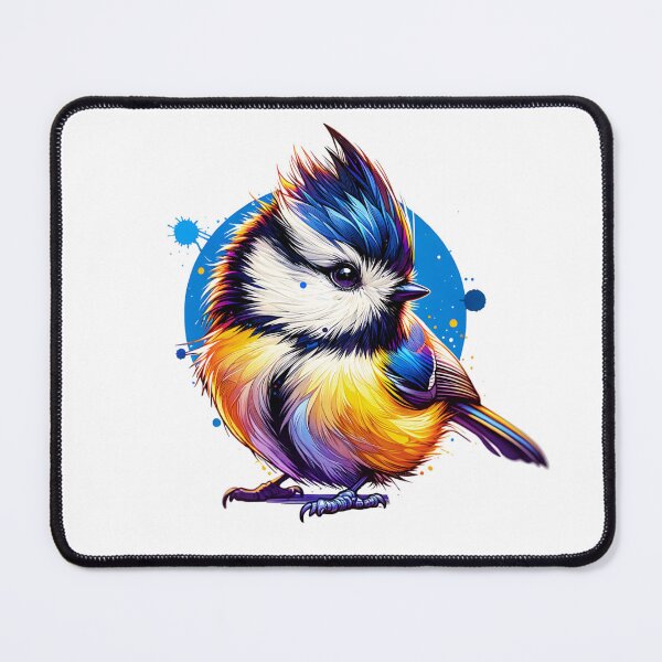 Item preview, Watercolor Bridled Titmouse designed and sold by TheAnimalZ00.