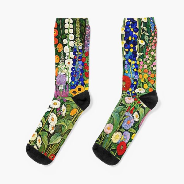 Aperçu de l'œuvre Jardin de fleurs Gustav Klimt créée et vendue par maniacfitness.