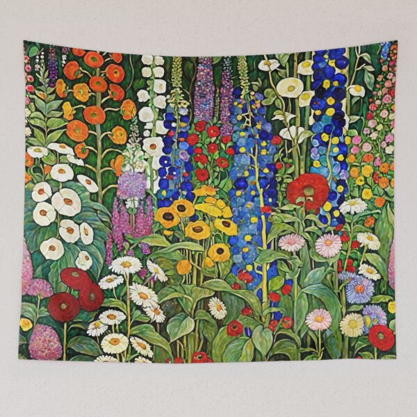 Item preview, Gustav Klimt Flower Garden designed and sold by maniacfitness.