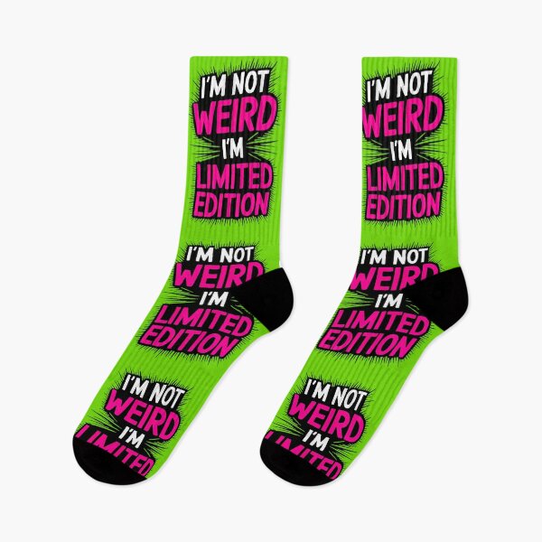 Item preview, Funny Sarcastic Quote I'm Not Weird, I'm Limited Edition designed and sold by TheArtOfPat.