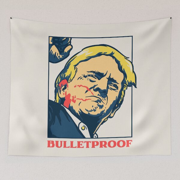 Item preview, Trump Shot - Bulletproof | Pennsylvania Shooting | Ultra MAGA 2024 | We The People 1776 - 2022 designed and sold by Any Color Designs.
