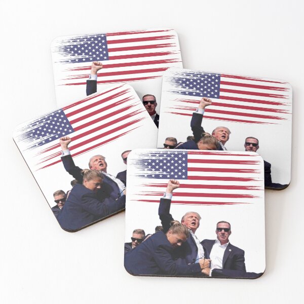 Item preview, Puño de Trump en el aire designed and sold by caffeinateduser.
