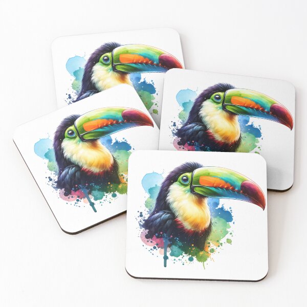 Item preview, Watercolor Keel Billed Toucan  designed and sold by TheAnimalZ00.