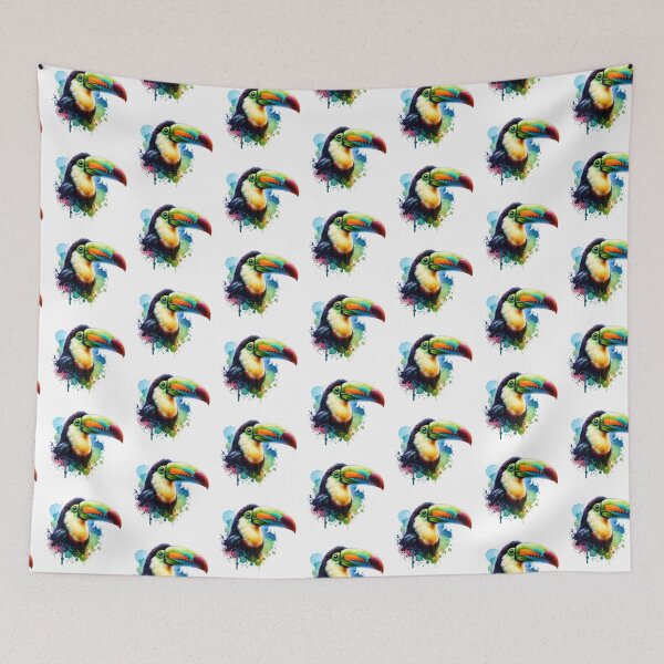 Item preview, Watercolor Keel Billed Toucan  designed and sold by TheAnimalZ00.
