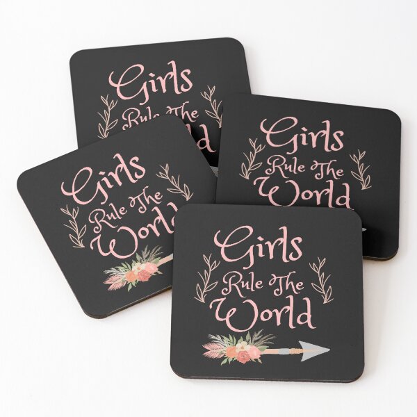 Item preview, Boho Style Girls Rule The World designed and sold by AlienOccupation.