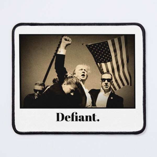 Item preview, Donald Trump Defiant 1890s Style designed and sold by RightMemeMerch.