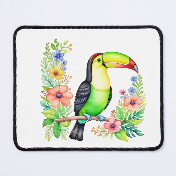 Item preview, Floral Keel Billed Toucan  designed and sold by TheAnimalZ00.