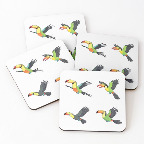 Item preview, Keel Billed Toucan Flying designed and sold by TheAnimalZ00.