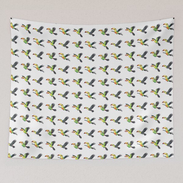 Item preview, Keel Billed Toucan Flying designed and sold by TheAnimalZ00.