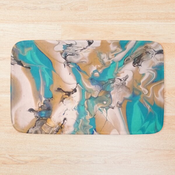 Item preview, Blue & Gold designed and sold by AmyAbstractArt.