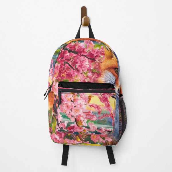 Artikelvorschau, Fuchs-Porträt. Kirschblüte, Blumenfuchs, Vintage-Fuchs, Fuchs-Malerei, Camille Pissarro-Stil entworfen und verkauft von FoxVibes.