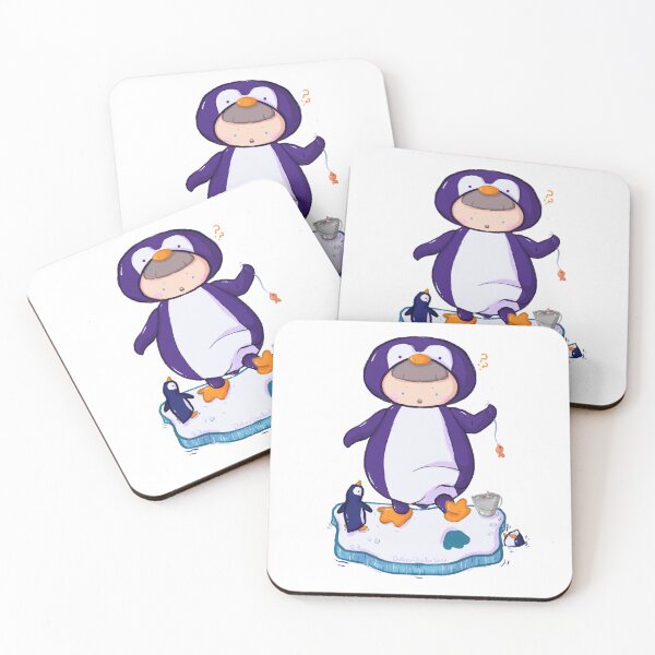 Item preview, Surprised penguin designed and sold by DollieDoodleShop.