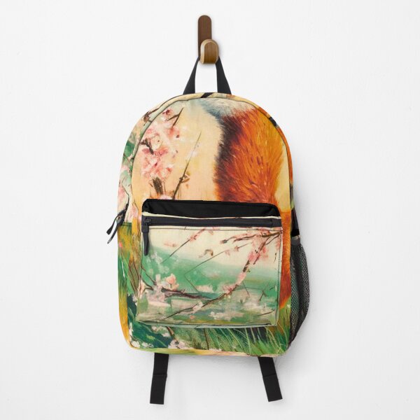 Artikelvorschau, Fuchs-Porträt. Kirschblüte, Blumenfuchs, Vintage-Fuchs, Fuchs-Malerei, Camille Pissarro-Stil entworfen und verkauft von FoxVibes.