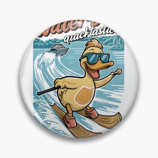 Item preview, Water-ski Quack-tastic | Splashing Good Time designed and sold by Dazzle-Sizzle.