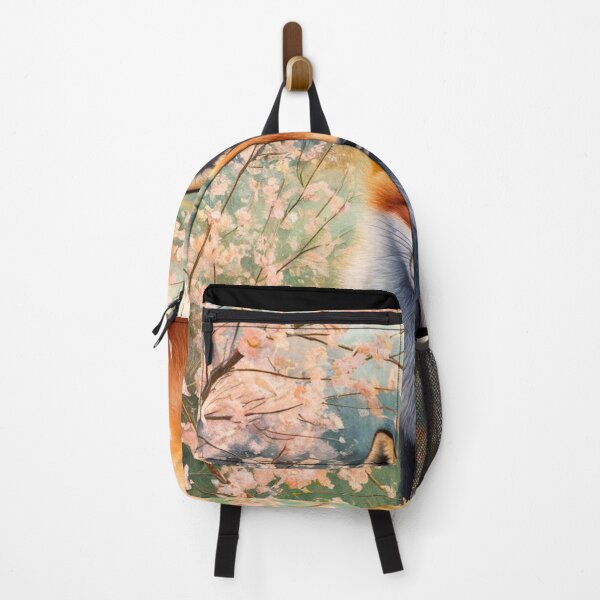 Artikelvorschau, Fuchs-Porträt. Kirschblüte, Blumenfuchs, Vintage-Fuchs, Fuchs-Malerei, Camille Pissarro-Stil entworfen und verkauft von FoxVibes.