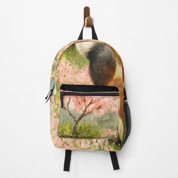 Artikelvorschau, Fuchs-Porträt. Kirschblüte, Blumenfuchs, Vintage-Fuchs, Fuchs-Malerei, Camille Pissarro-Stil entworfen und verkauft von FoxVibes.