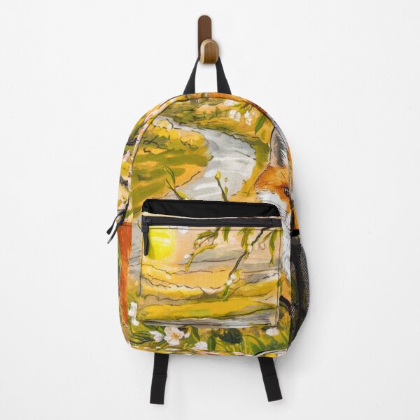 Artikelvorschau, Fuchs-Porträt. Kirschblüte, Blumenfuchs, Vintage-Fuchs, Fuchs-Malerei, Camille Pissarro-Stil entworfen und verkauft von FoxVibes.