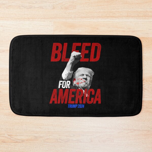 Item preview, President Trump 2024 Bleed For America designed and sold by wrestletoys.