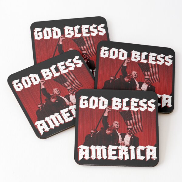 Item preview, Trump Rally shooting God Bless America in 2024 designed and sold by Marvel Rivals Art.