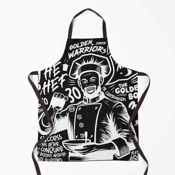 Item preview, Chef Curry cooking up three three-pointers for the Golden State Warriors - white designed and sold by Dizartico.