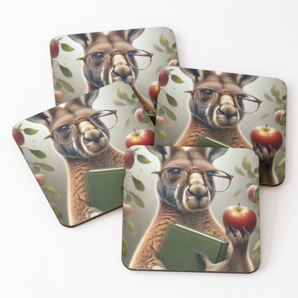 Item preview, Kangaroo Holding an Apple designed and sold by Travelcases.