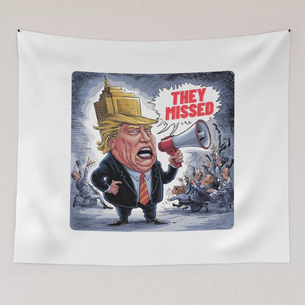 Item preview, July 13th 2024 Donald Trump, THEY MISSED designed and sold by ArtByKatti.