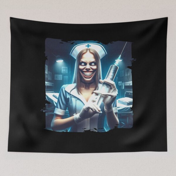 Item preview, Haunted Nurse with Syringe designed and sold by Hungry-Murphy.