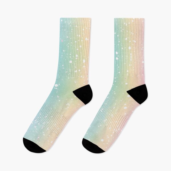 Item preview, Pastel Rainbow With White Splatter designed and sold by NesaArtSpace.
