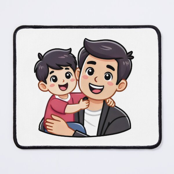 Item preview, Happy Son And Dad Laughing Togather designed and sold by SophistiPrints.