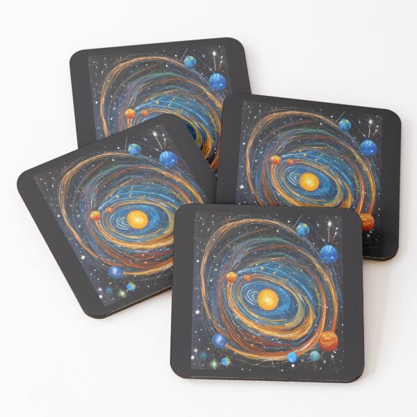 Item preview, "Cosmic Data Connections: A Technological Solar System" designed and sold by Artisticanvas.