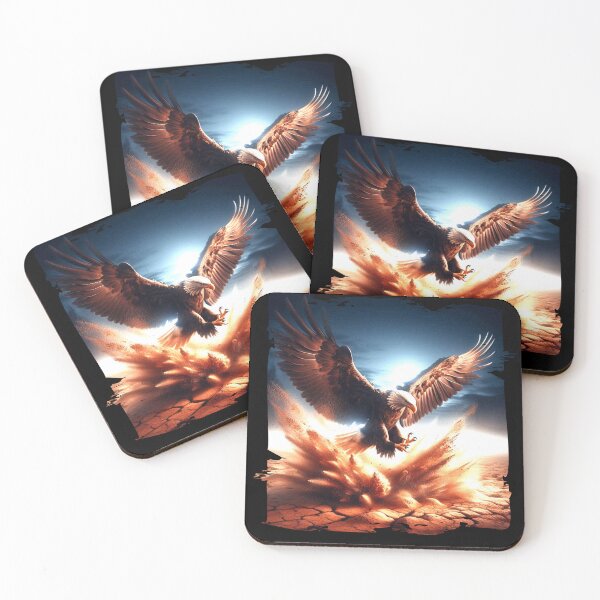 Item preview, Eagle Landing in a Dusty Cloud designed and sold by Hungry-Murphy.