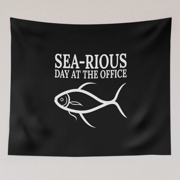 Item preview, Sea-rious Day Aquarium Fish designed and sold by FWLKIT.