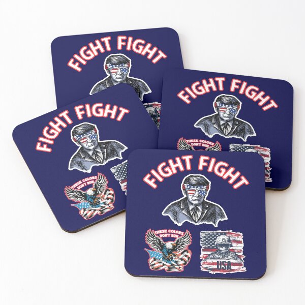 Item preview, Fight Fight Fight Trump Bulletproof designed and sold by WoodburyLake.