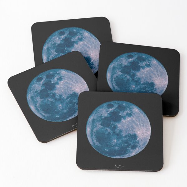 Item preview, Enchanted Blue Moon: Full Moon Photography  designed and sold by LunaDreamStudio.