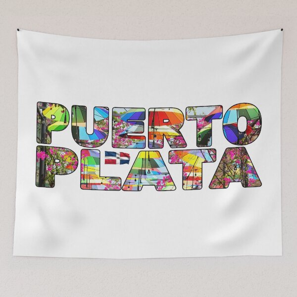 Item preview, PUERTO PLATA - Dominican Republic Colourful Umbrellas designed and sold by Adam Gormley.