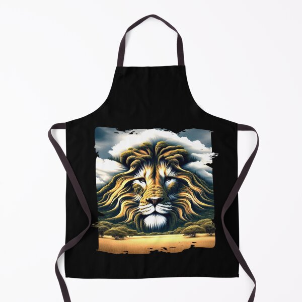 Item preview, Majestic Lion: Mountain Panorama Fusion designed and sold by Hungry-Murphy.