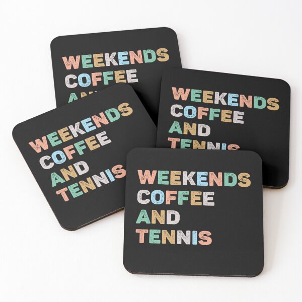 Artikelvorschau, Kaffee und Tennis am Wochenende Bunte Tennismama entworfen und verkauft von RareBunny.