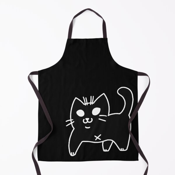 Item preview, Black Tripod Cat Chibi Black Background designed and sold by yodelbat.