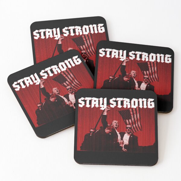 Item preview, Trump Rally shooting Stay Strong in 2024 designed and sold by Marvel Rivals Art.